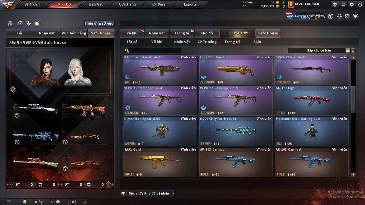 shop acc cf uy tin gia re